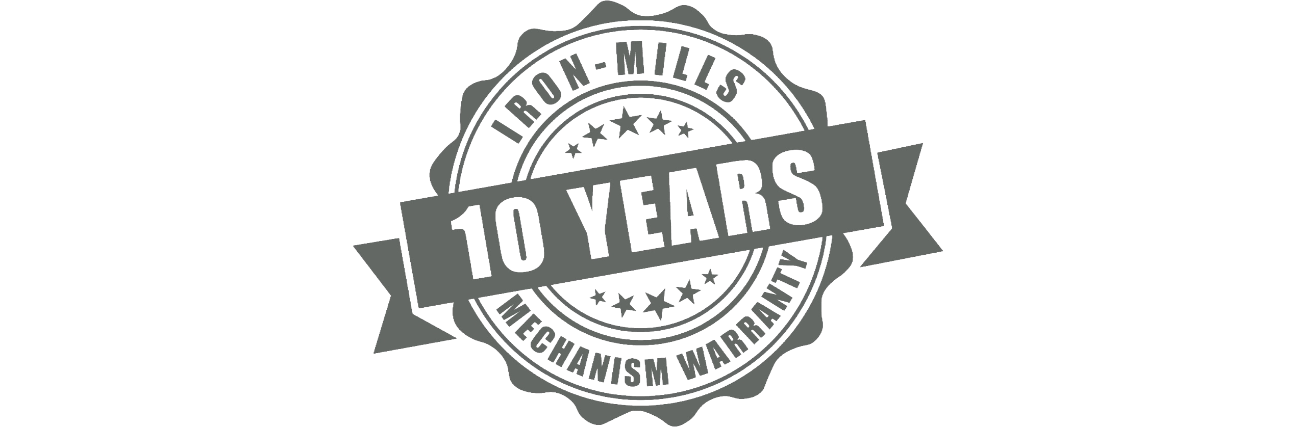 Our mills include a 10 year grinding mechanism warranty!